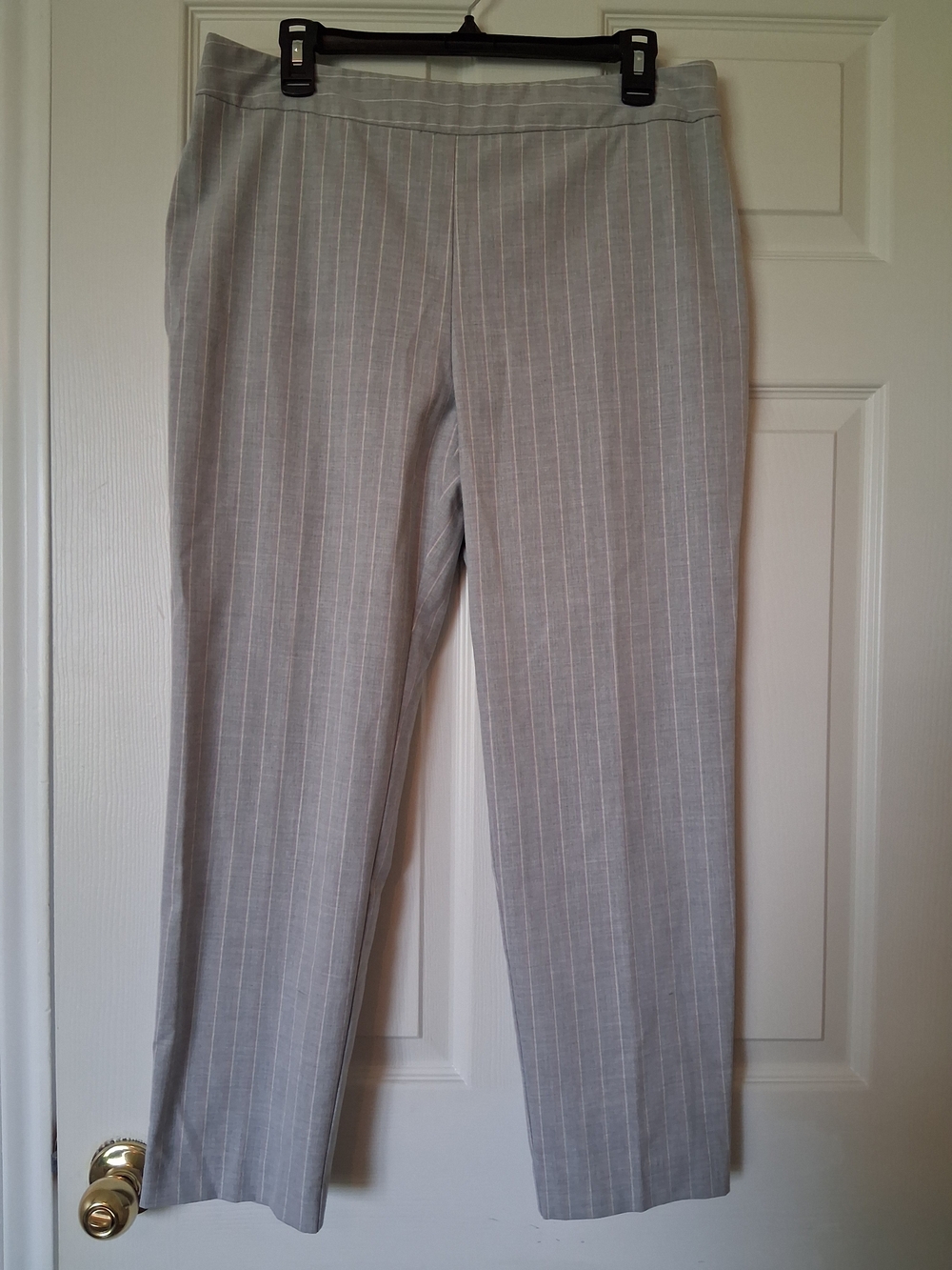 Liz Claiborne Light Gray Pinstripe Dress Pants